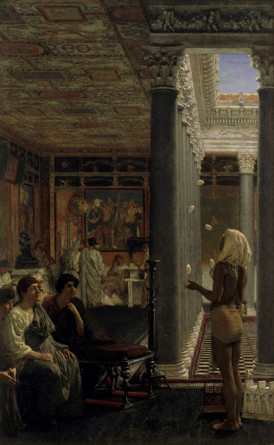 Un jongleur - Lawrence Alma-Tadema
