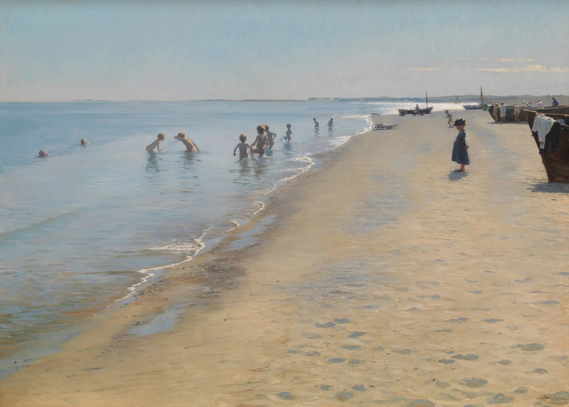 Una giornata d'estate sulla spiaggia del sud di Skagen - Peder Severin Krøyer