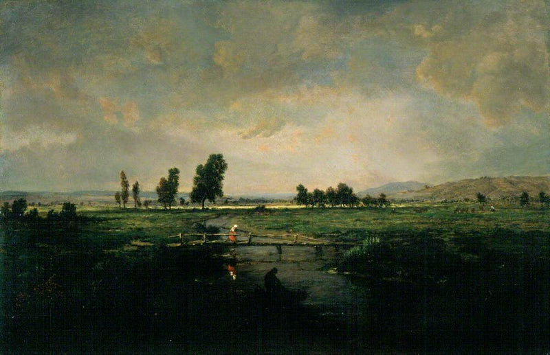 Una palude nelle Landes - Théodore Rousseau
