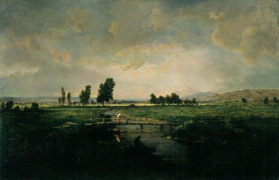 Una palude nelle Landes - Théodore Rousseau