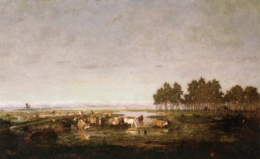 Una palude nella brughiera - Théodore Rousseau