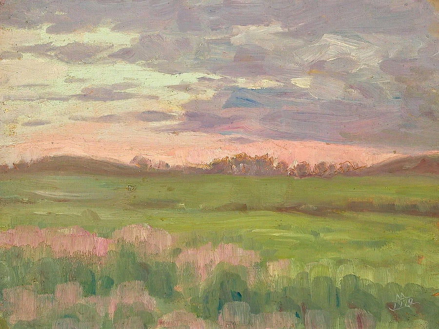 Una mattina nel prato. - Anna Ancher