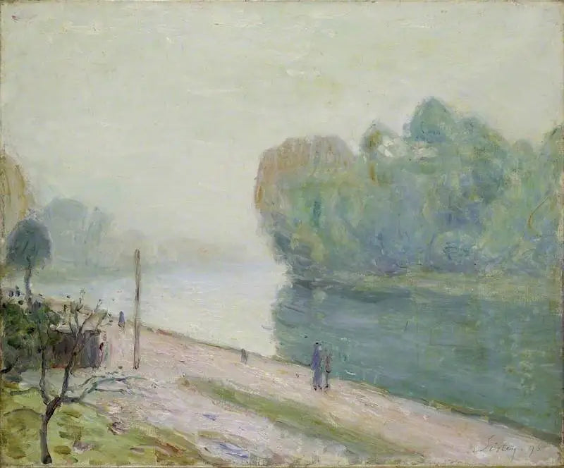 Un meandro del fiume Loing - Alfred Sisley