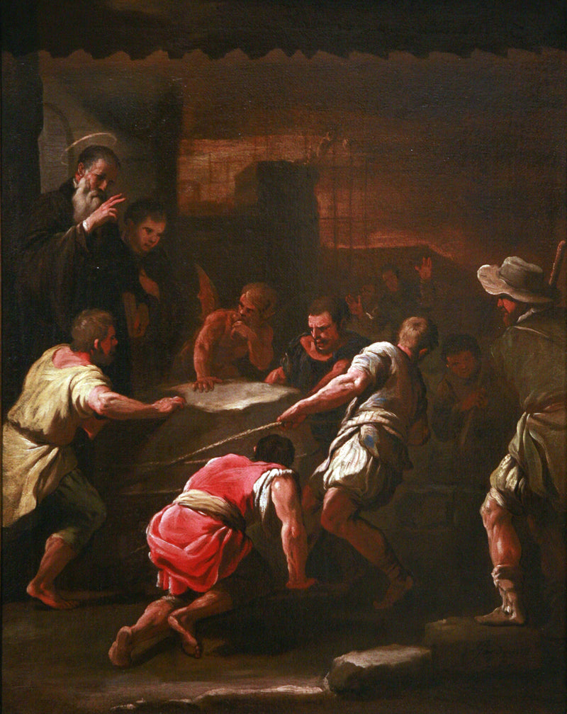Un miracolo di San Benedetto - Luca Giordano