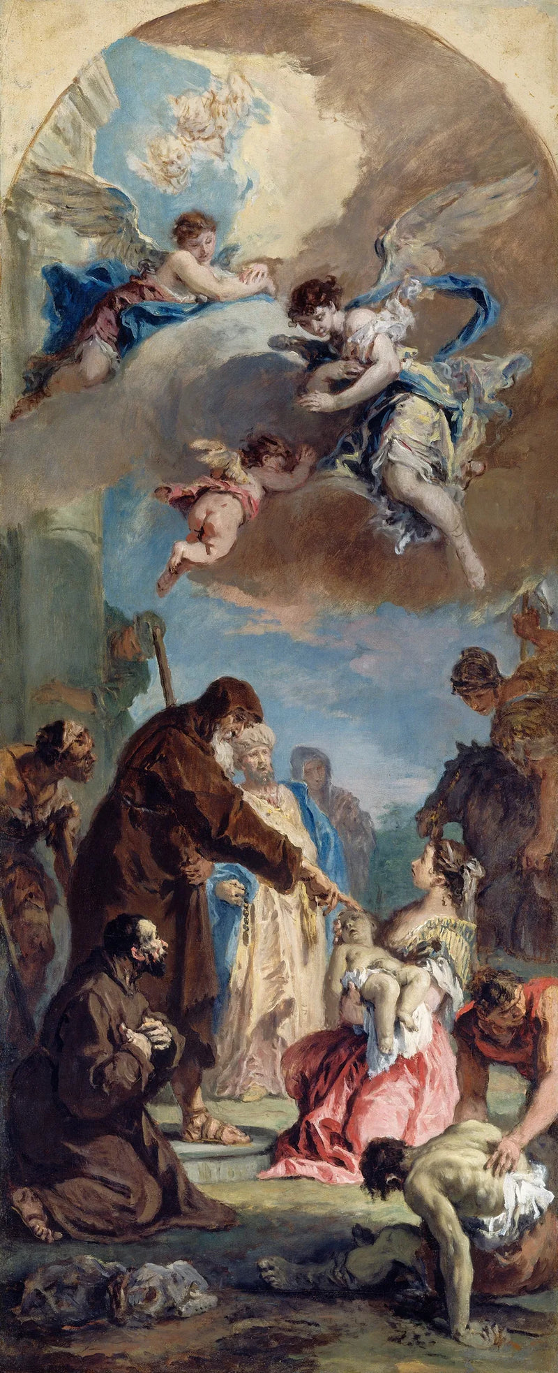 Un miracolo di san Francesco di Paola - Sebastiano Ricci