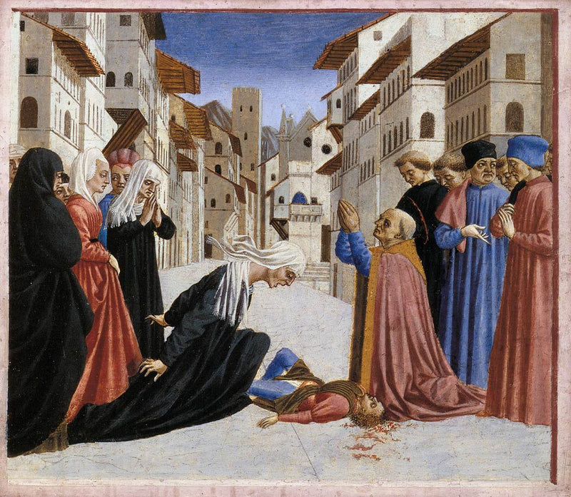 Un miracolo di san Zénobe - Domenico Veneziano