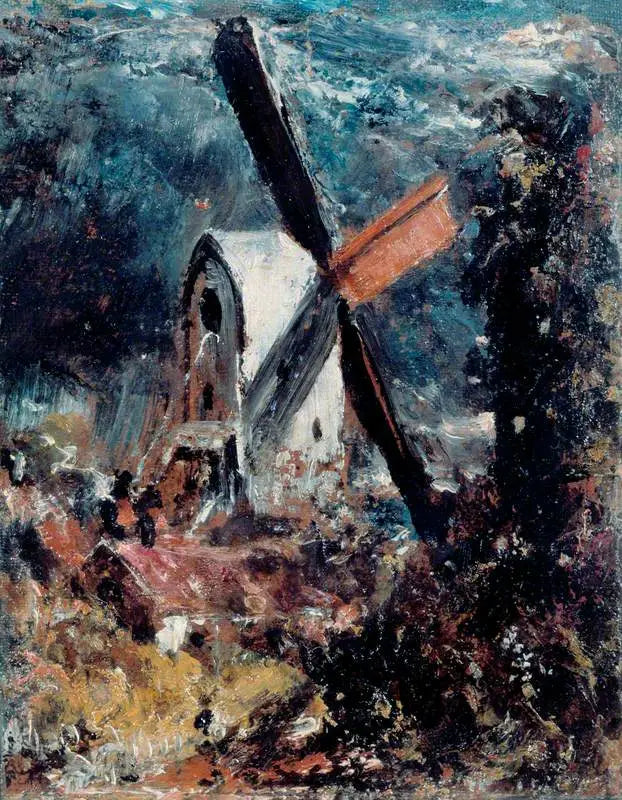 Un moulin à vent près de Brighton - John Constable - Alpha Reproduction