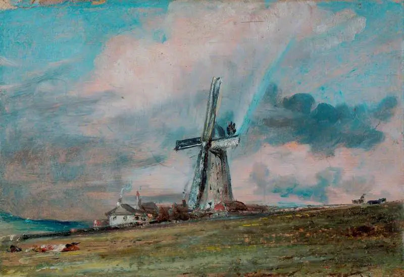 Un mulino a vento sui Downs vicino a Brighton - John Constable