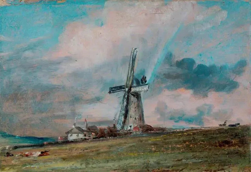 Un mulino a vento sui Downs vicino a Brighton - John Constable