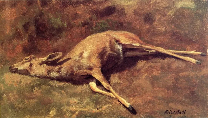 Un nativo dei boschi - Albert Bierstadt