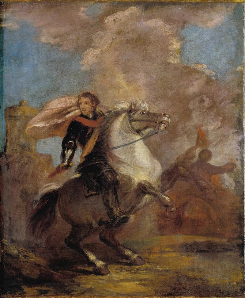 Un ufficiale a cavallo - Joshua Reynolds