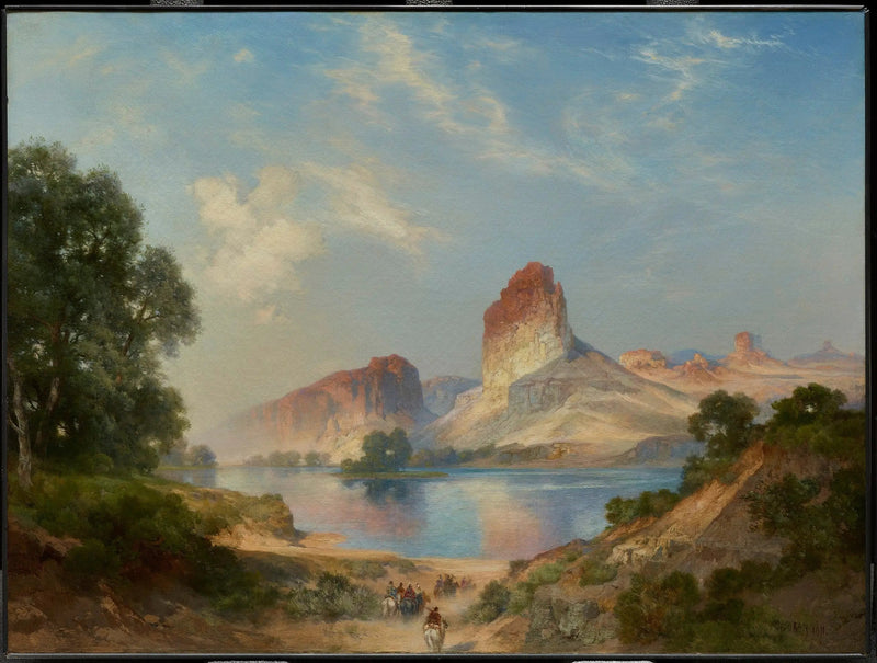 Un paradiso indiano (Green River, Wyoming) - Thomas Moran