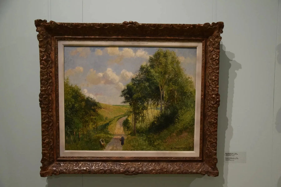 Un paesaggio a Barneville, mezzogiorno - Camille Pissarro