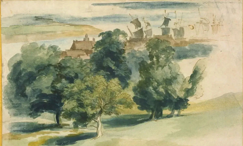 Un paesaggio inglese - Antoine van Dyck
