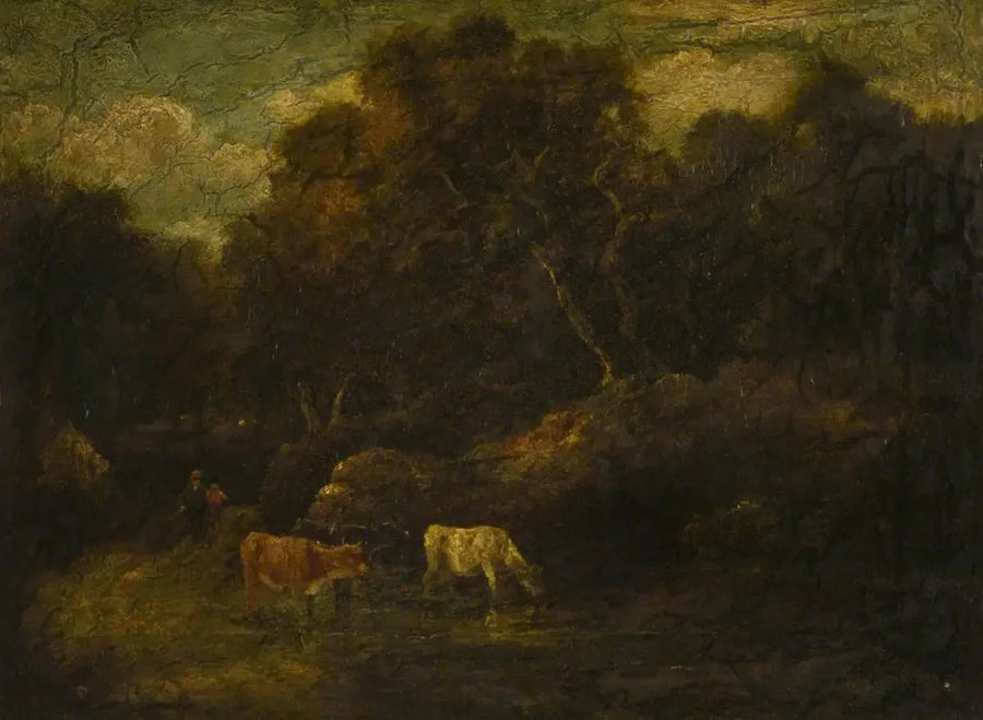 Un paysage boscoso - Thomas Gainsborough