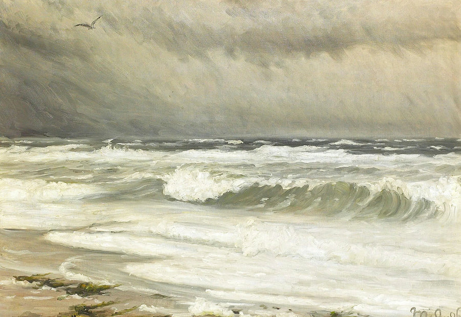 Un paesaggio costiero a Skagen. -Michael Peter Ancher