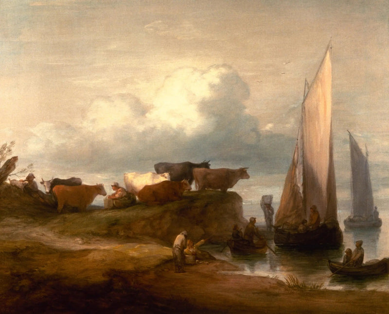 Un paesaggio costiero - Thomas Gainsborough