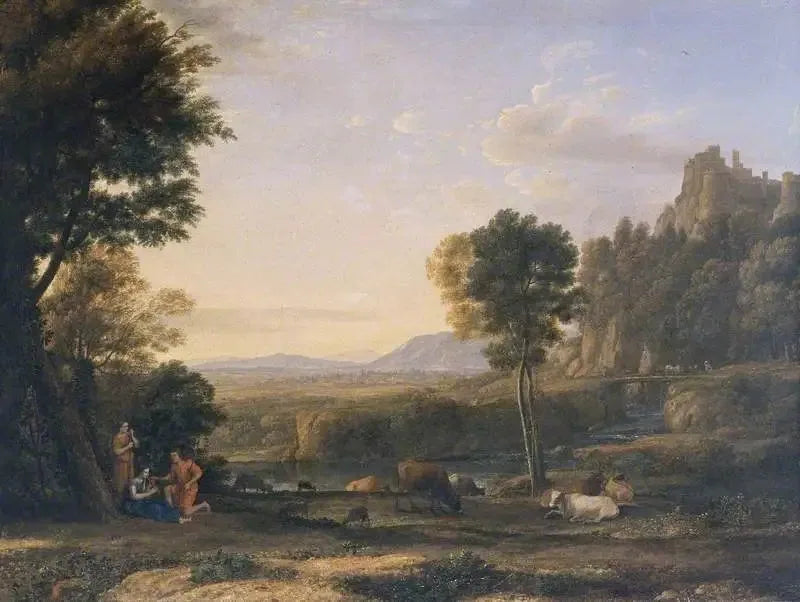 Un paesaggio pastorale - Claude Lorrain