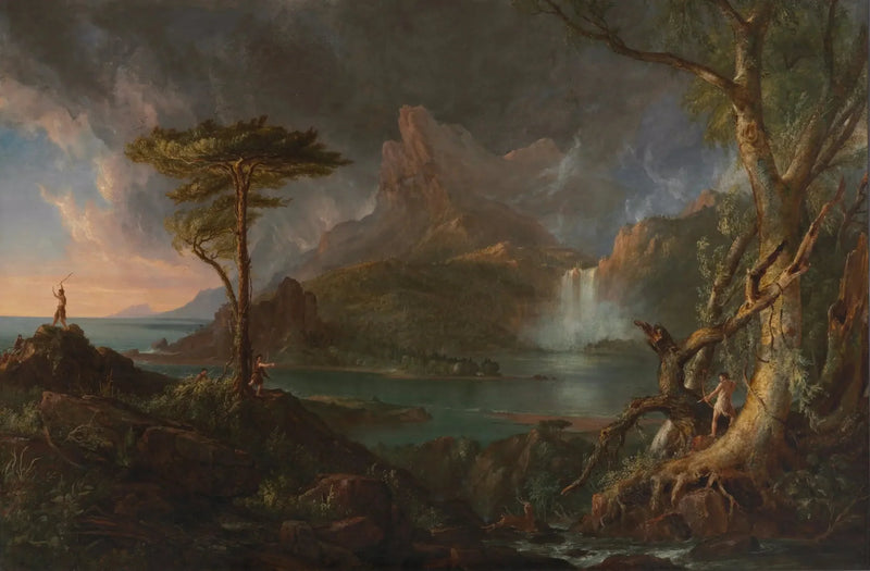 Un paesaggio selvaggio - Thomas Cole