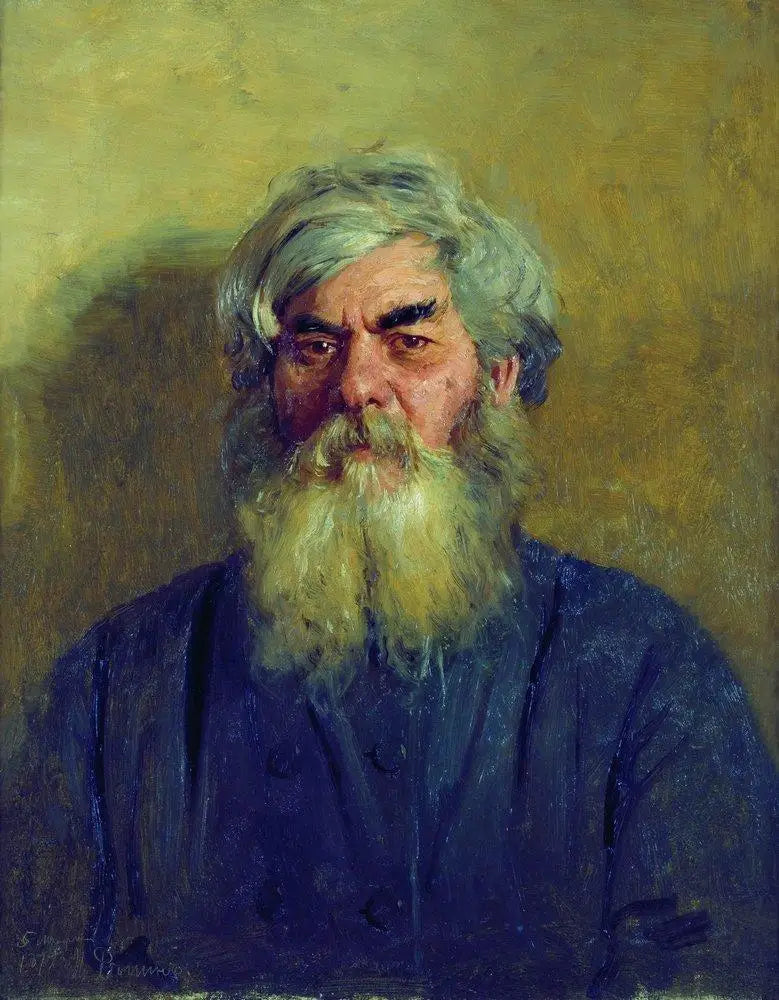 Un paysan con un occhio cattivo. - Ilya Repin