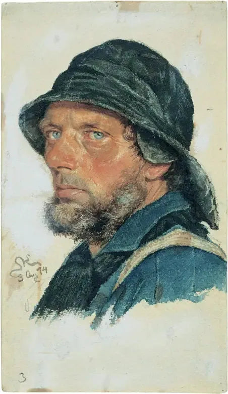 Un pescatore di Hornbæk. - Peder Severin Krøyer