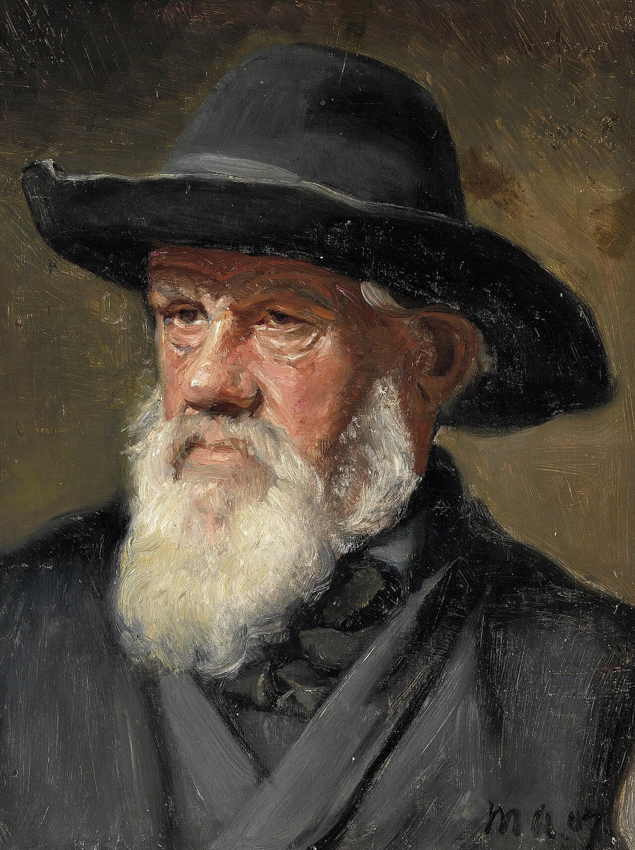 Un pescatore di Skagen vestito con i suoi abiti migliori della domenica. - Michael Peter Ancher