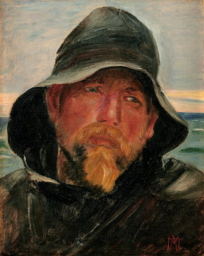 Un peccatore. (dipinto del signor Ancher) - Michael Peter Ancher