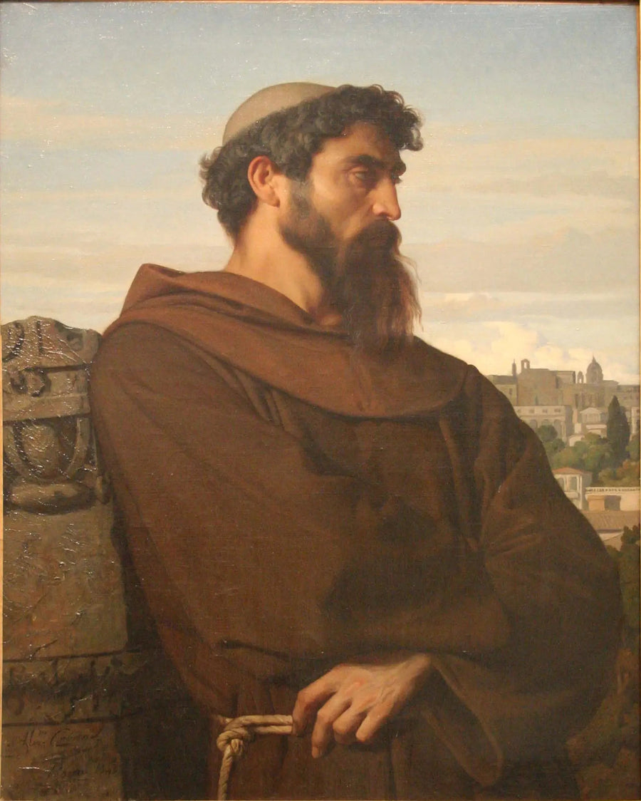 Un pensatore, giovane monaco romano - Alexandre Cabanel
