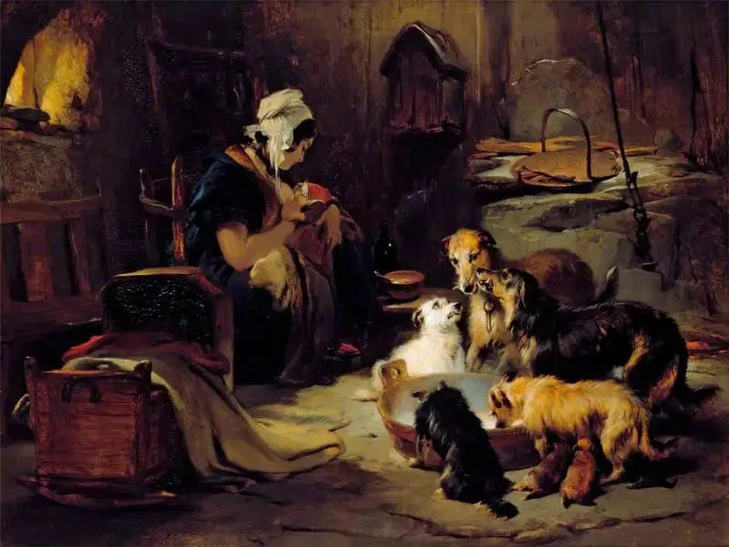 Una colazione delle Highlands - Edwin Henry Landseer
