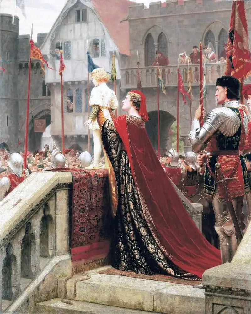 Un Petit Prince suscettibile di benedire un trono reale a termine - Edmund Blair Leighton