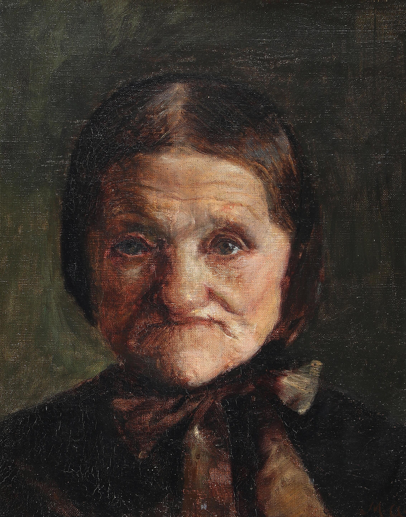 Un ritratto di Maren Bollerhus. -Michael Peter Ancher