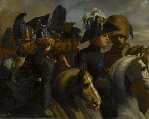 Un principe e il suo stato maggiore - Théodore Géricault
