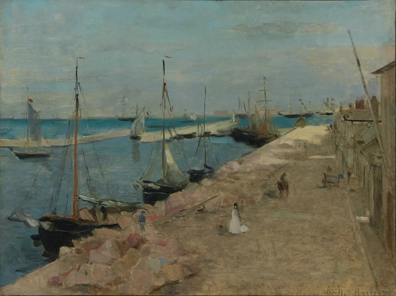 Un molo a Lorient - Berthe Morisot