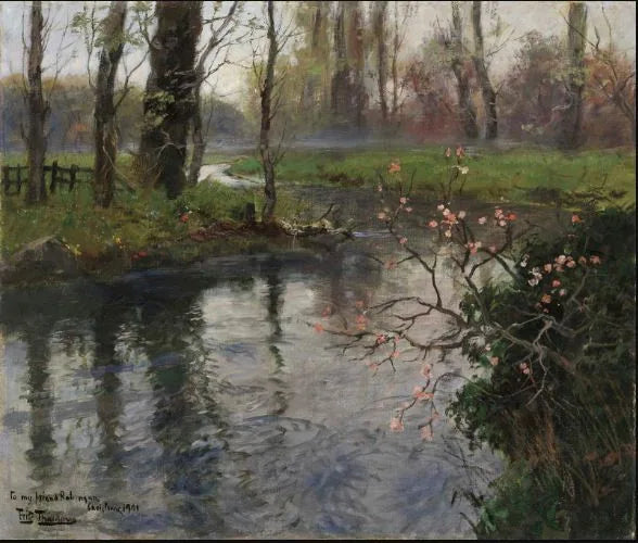 Un ruscello in primavera - Frits Thaulow