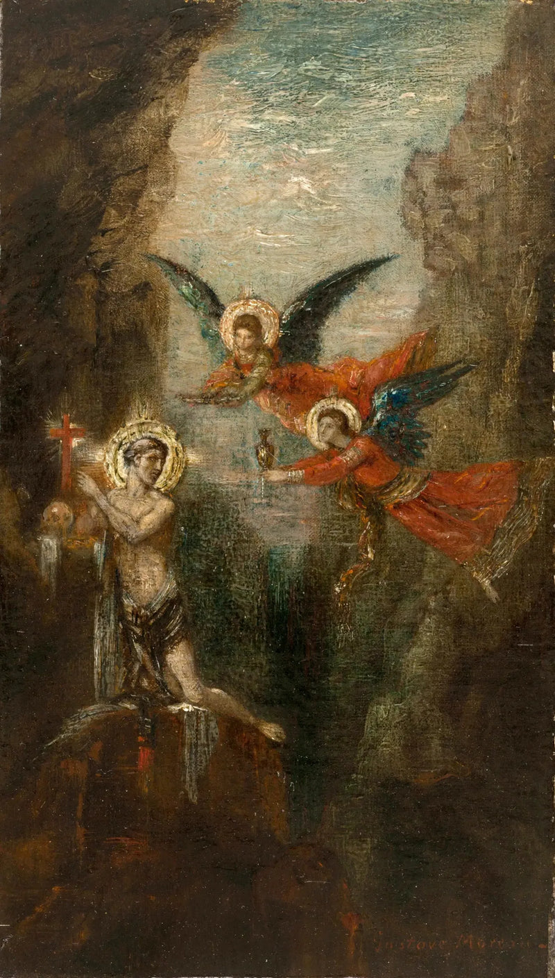 Un Santo nel deserto - Gustave Moreau