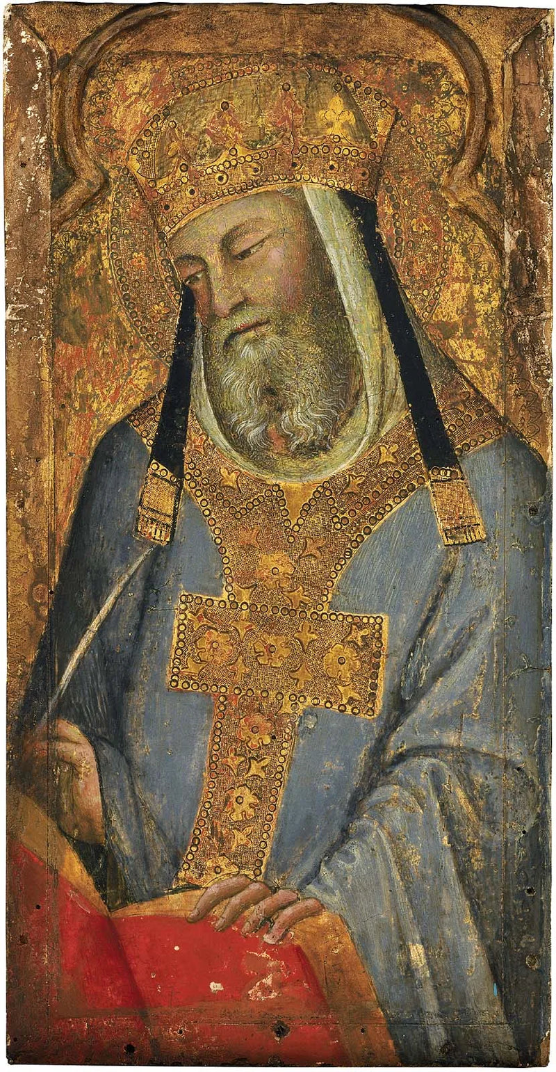 Un Santo Papa (San Gregorio Magno?) - Bartolo di Fredi