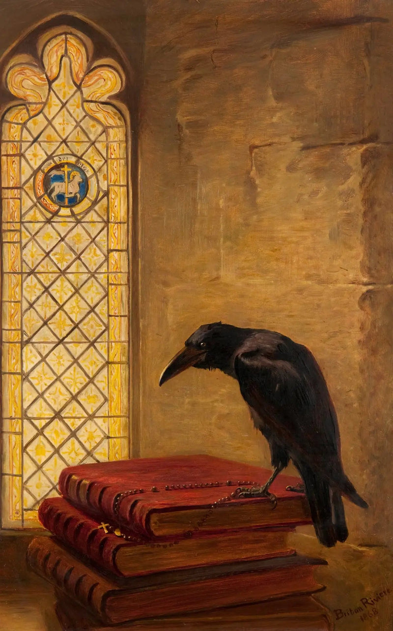 Un saint, tiré du « Corvo di Reims » - Briton Rivière