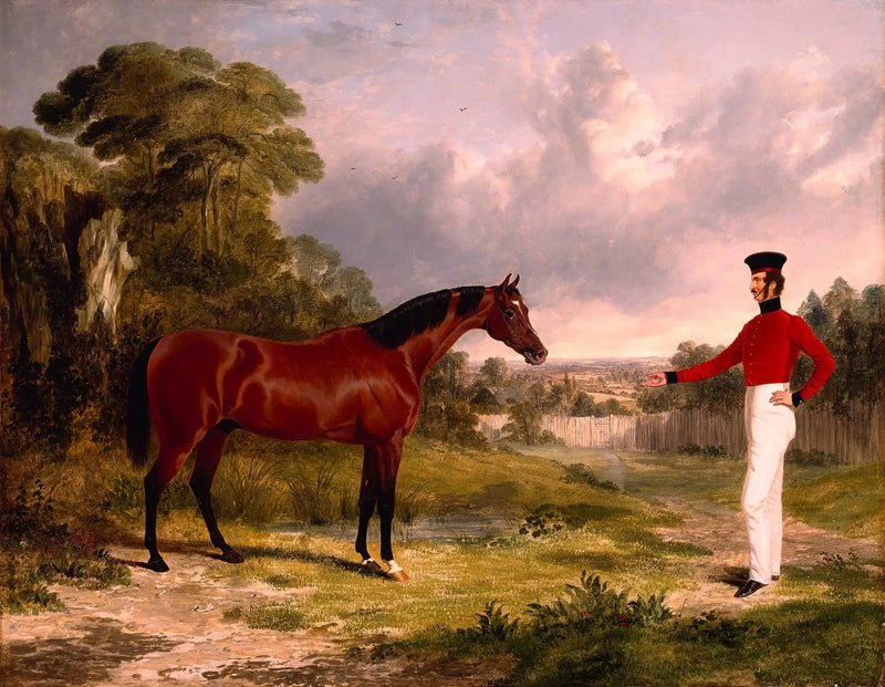 Un soldato con un destriero d'ufficiale - John Frederick Herring, Sr.