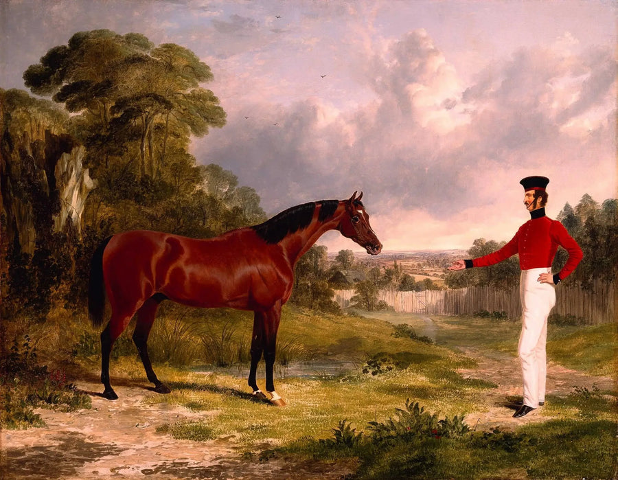 Un soldato con un destriero d'ufficiale - John Frederick Herring, Sr.