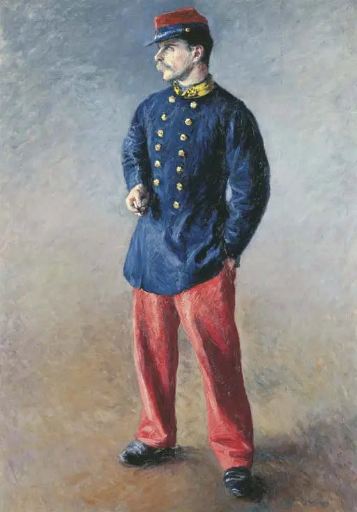 Un soldato - Gustave Caillebotte
