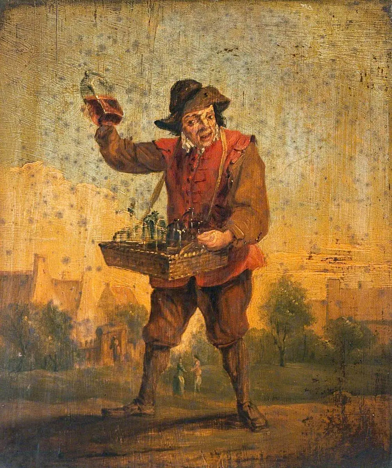 Un venditore di farmaci - David Teniers il Giovane