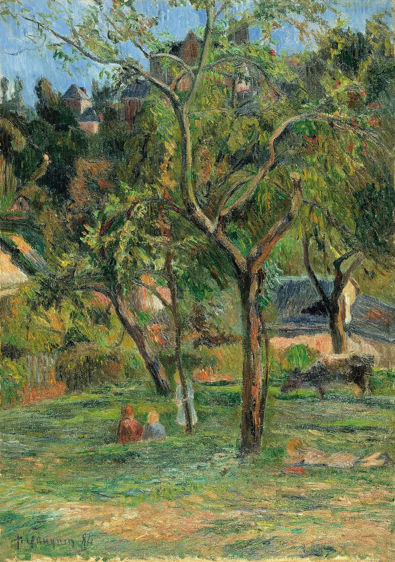 Un Frutteto sotto la chiesa di Bihorel - Paul Gauguin