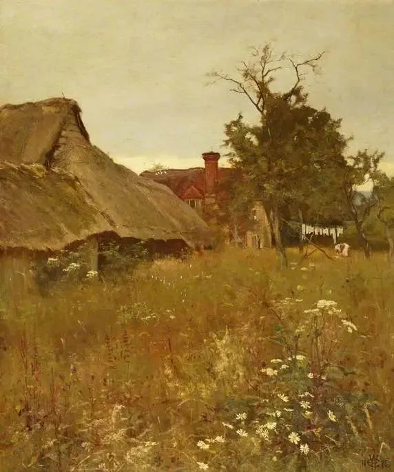 Un vieux coin invaso dalle erbacce - Edward Wilkins Waite