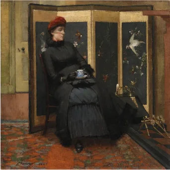 Un visitatore - John Lavery