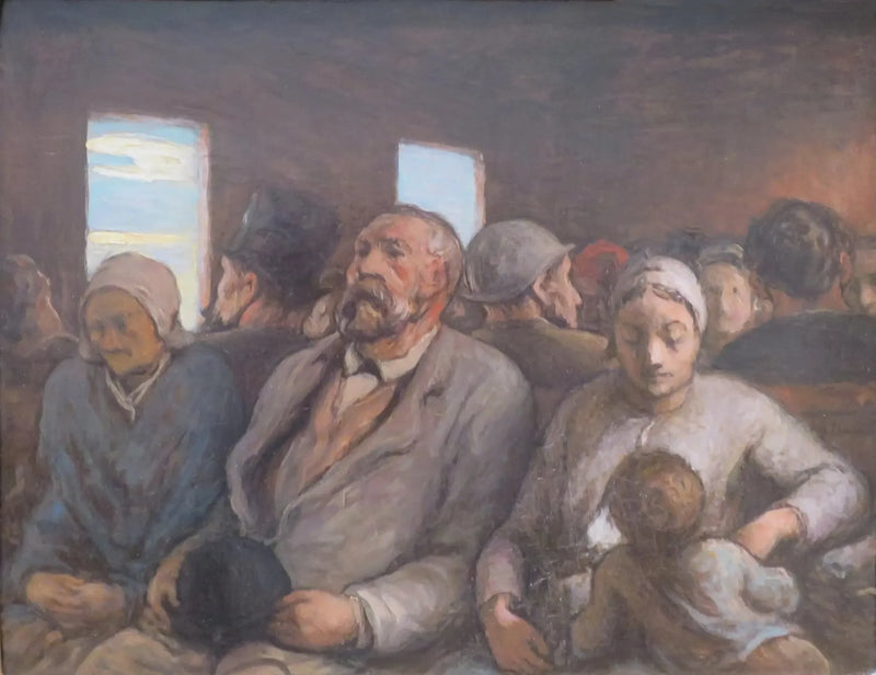Un Wagon de terza classe - Honoré Daumier