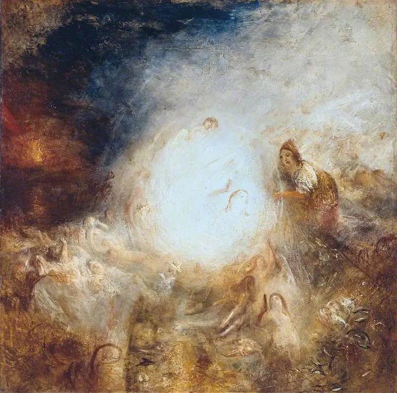 Undina che dà l'anello a Massaniello, pescatore di Napoli - J. M. W. Turner
