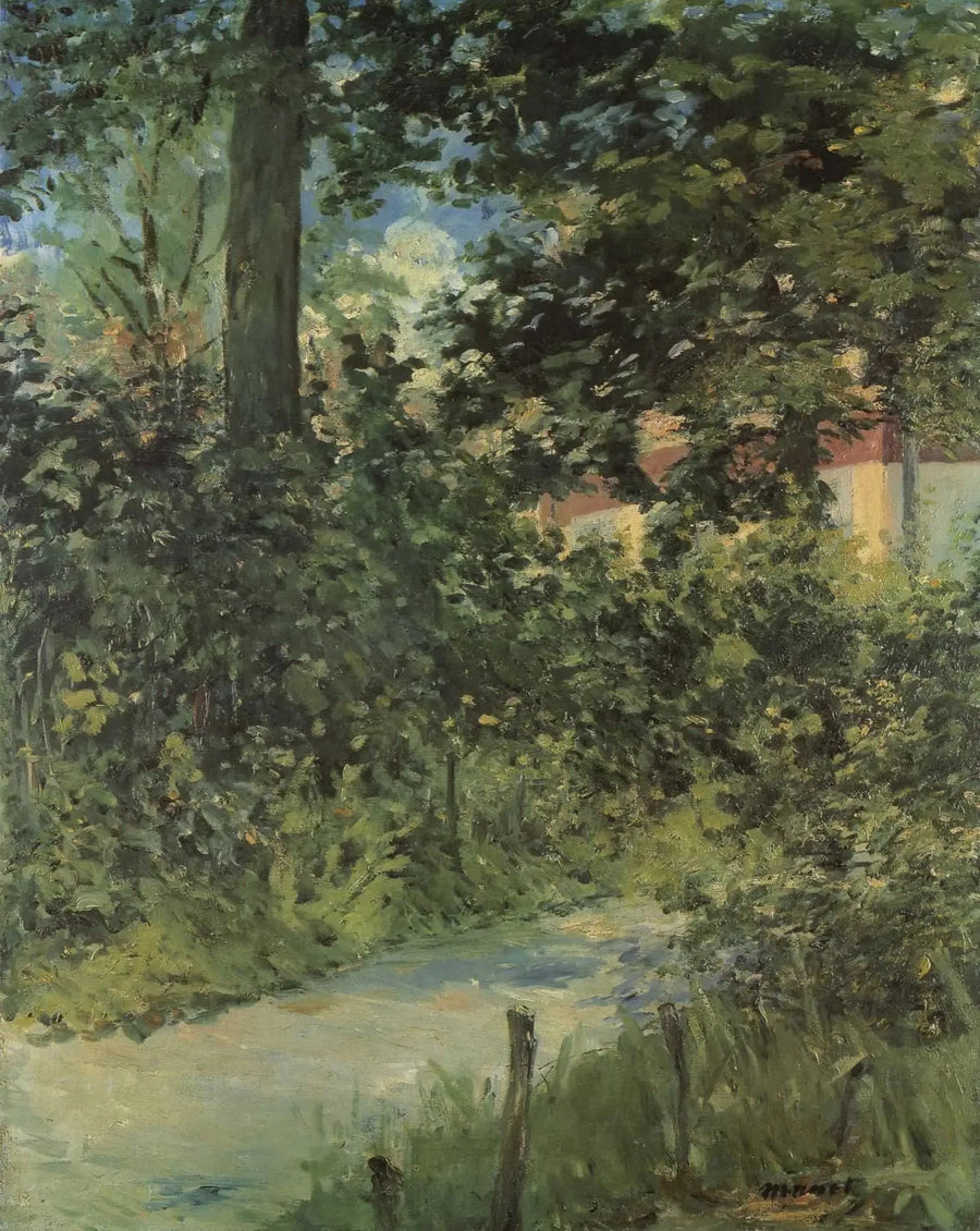 Un viale del giardino di Rueil - Édouard Manet