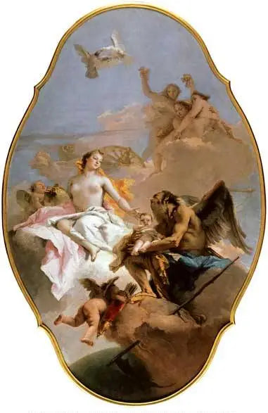 Un' allegoria con Venere e il tempo - Giovanni Battista Tiepolo