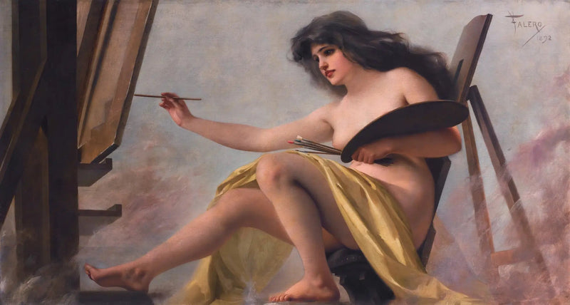 Un' allegoria dell'arte - Luis Ricardo Falero