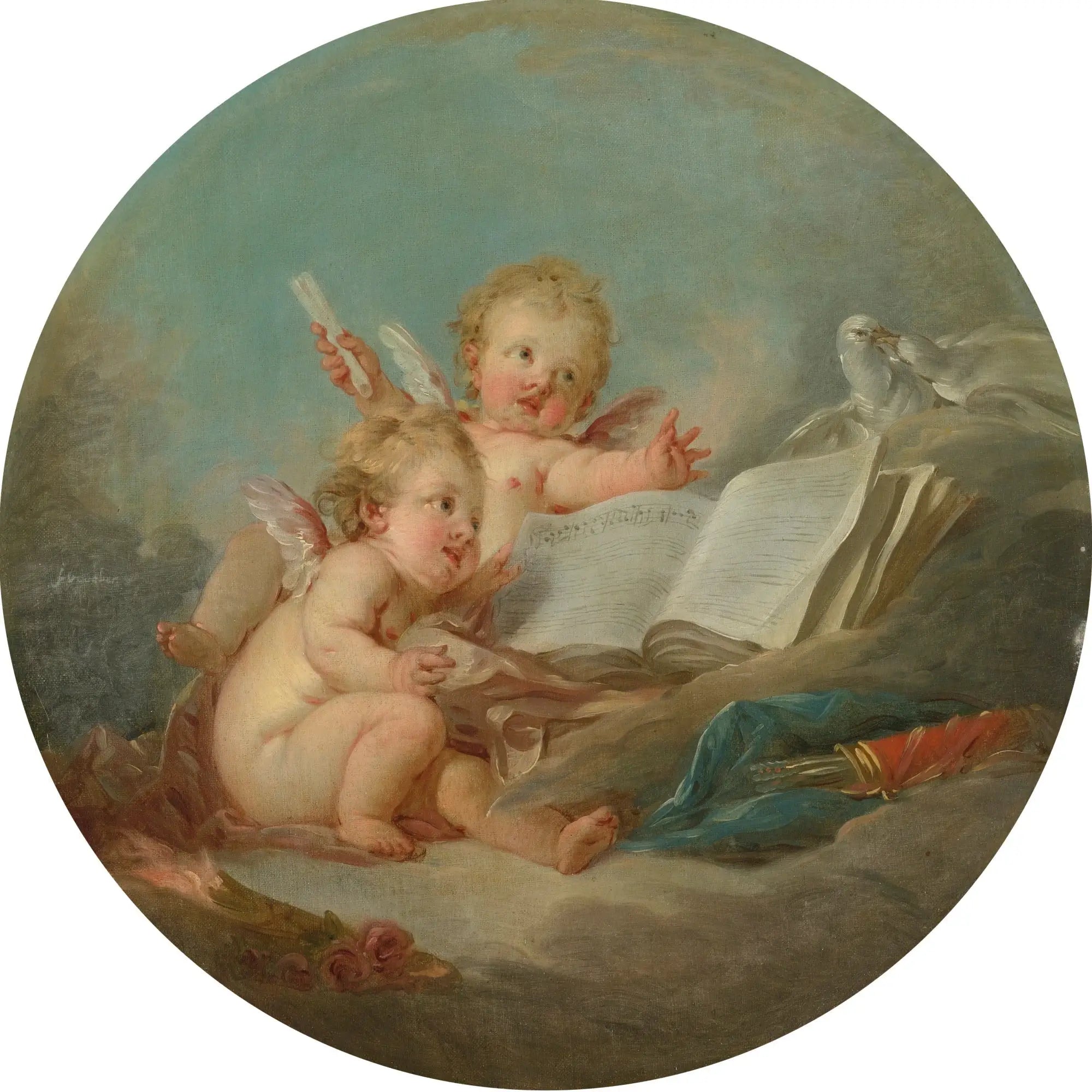 Une allégorie de la musique - François Boucher - Alpha Reproduction